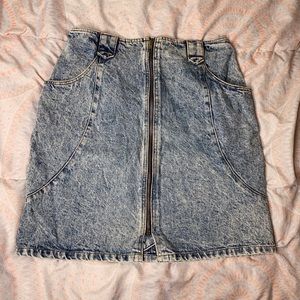 Vintage 100% Cotton Jean Skirt
